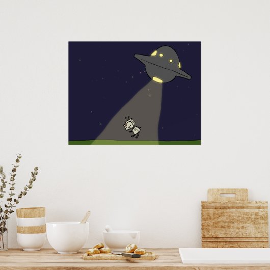 Robot-chan Abducted Poster (Keuken)