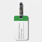 Robot Chicken Character Logo Bagagelabel (Achterkant verticaal)