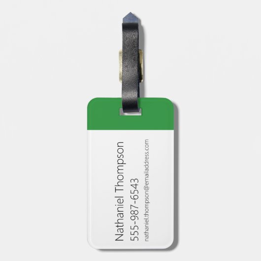 Robot Chicken Character Logo Bagagelabel (Achterkant verticaal)