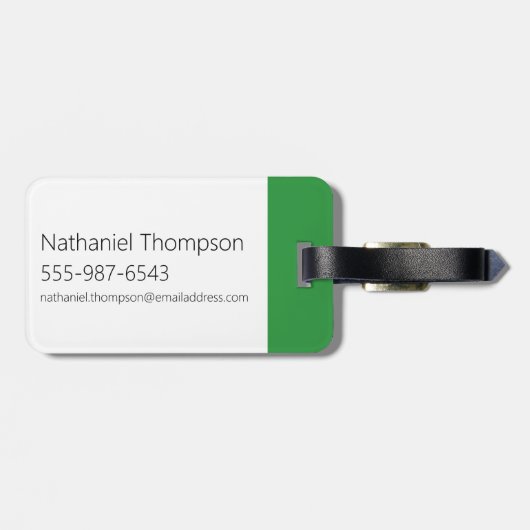 Robot Chicken Character Logo Bagagelabel (Achterkant horizontaal)