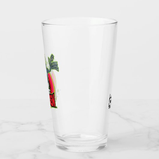 Robot Chicken Character Logo Glas (Links)