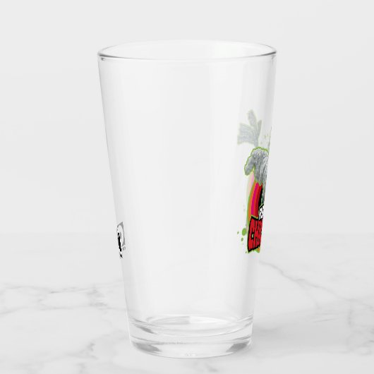 Robot Chicken Character Logo Glas (Rechts)