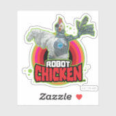 Robot Chicken Character Logo Sticker (Vel)