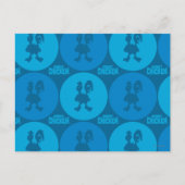 Robot Chicken Circle Pattern Briefkaart (Voorkant)