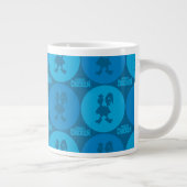 Robot Chicken Circle Pattern Grote Koffiekop (Rechts)