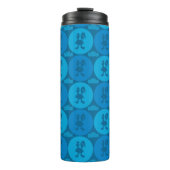 Robot Chicken Circle Pattern Thermosbeker (Voorkant)