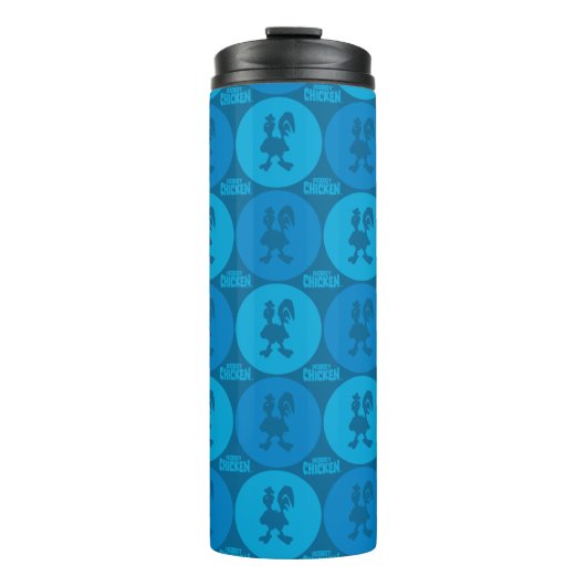 Robot Chicken Circle Pattern Thermosbeker (Voorkant)