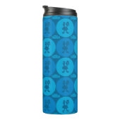 Robot Chicken Circle Pattern Thermosbeker (Geroteerd rechts)