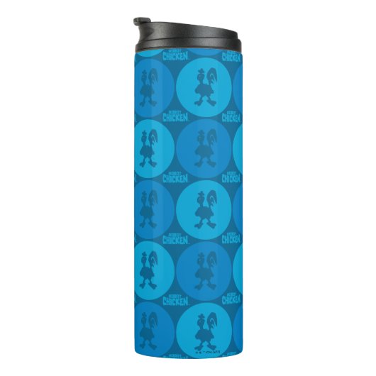 Robot Chicken Circle Pattern Thermosbeker (Geroteerd rechts)