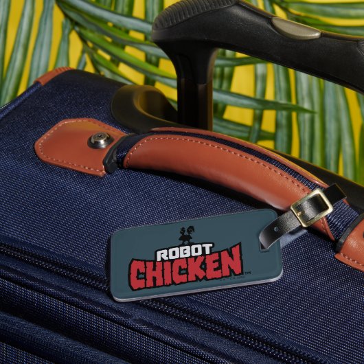 Robot Chicken Logo Bagagelabel (Voorkant Insitu 3)