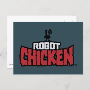 Robot Chicken Logo Briefkaart