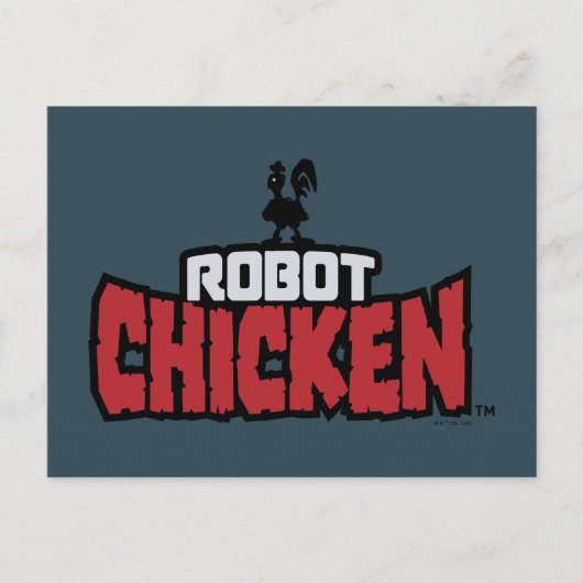 Robot Chicken Logo Briefkaart (Voorkant)