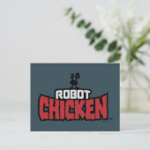 Robot Chicken Logo Briefkaart (Staand voorkant)