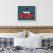 Robot Chicken Logo Canvas Afdruk (Insitu (Slaapkamer))