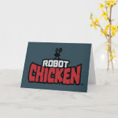 Robot Chicken Logo Kaart (Gele Bloem)