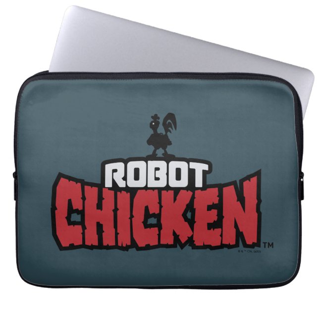 Robot Chicken Logo Laptop Sleeve (Voorkant)