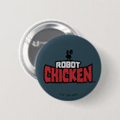 Robot Chicken Logo Ronde Button 5,7 Cm (Voorkant /achterkant)
