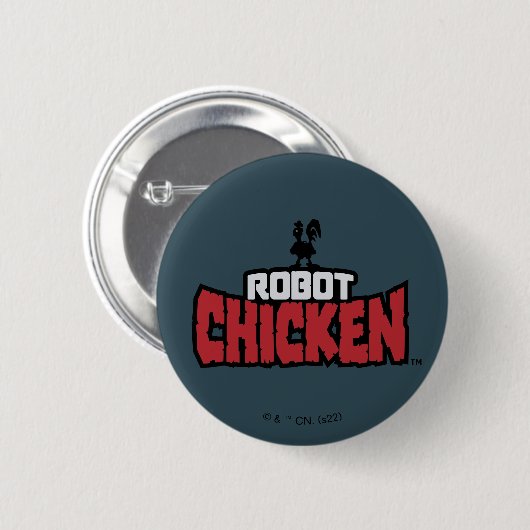 Robot Chicken Logo Ronde Button 5,7 Cm (Voorkant /achterkant)