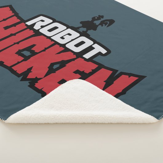 Robot Chicken Logo Sherpa Deken (3/4)