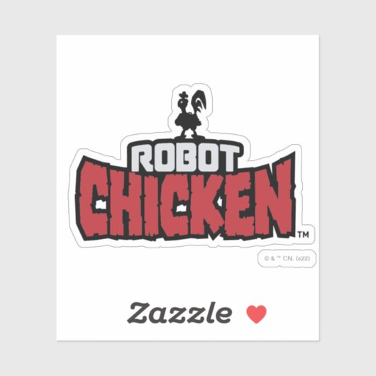 Robot Chicken Logo Sticker (Vel)