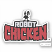 Robot Chicken Logo Sticker (Voorkant)