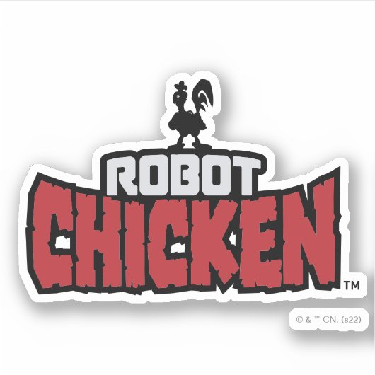 Robot Chicken Logo Sticker (Voorkant)