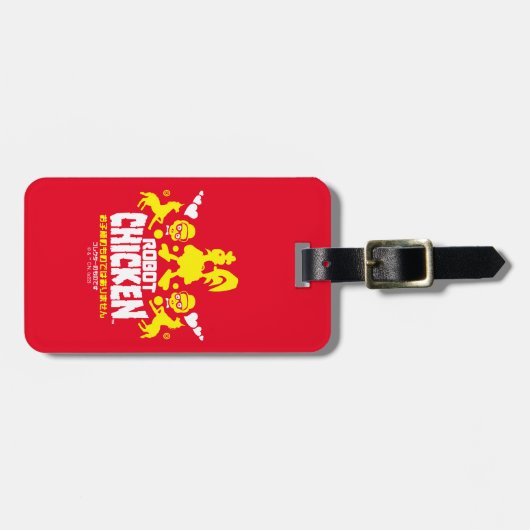 Robot Chicken Nerd Unicorn Graphic Bagagelabel (Voorkant horizontaal)