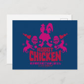 Robot Chicken Nerd Unicorn Graphic Briefkaart (Voorkant / Achterkant)