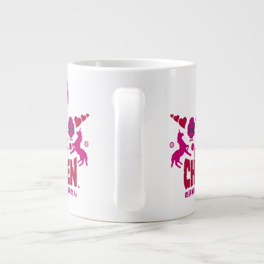 Robot Chicken Nerd Unicorn Graphic Grote Koffiekop (Achterkant)