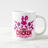 Robot Chicken Nerd Unicorn Graphic Grote Koffiekop (Rechts)