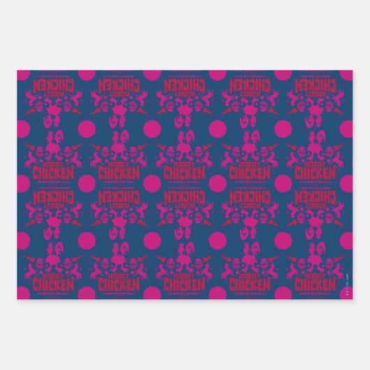 Robot Chicken Nerd Unicorn Graphic Inpakpapier Vel (Voorkant)