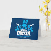 Robot Chicken Nerd Unicorn Graphic Kaart (Gele Bloem)