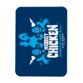 Robot Chicken Nerd Unicorn Graphic Magneet (Verticaal)