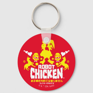 Robot Chicken Nerd Unicorn Graphic Sleutelhanger