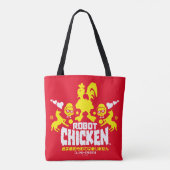 Robot Chicken Nerd Unicorn Graphic Tote Bag (Achterkant)