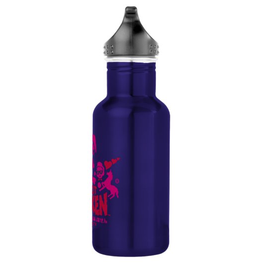 Robot Chicken Nerd Unicorn Graphic Waterfles (Rechts)