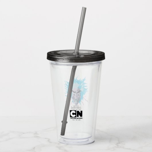 Robot Chicken Scientist Head Graphic Acryl Drinkbeker (Achterkant)