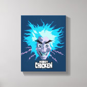 Robot Chicken Scientist Head Graphic Canvas Afdruk (Voorkant)