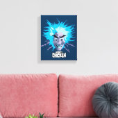 Robot Chicken Scientist Head Graphic Canvas Afdruk (Insitu (Woonkamer))
