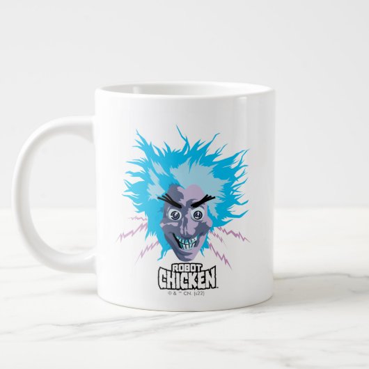 Robot Chicken Scientist Head Graphic Grote Koffiekop (Links)