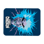 Robot Chicken Scientist Head Graphic Magneet (Horizontaal)
