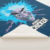 Robot Chicken Scientist Head Graphic Sherpa Deken (3/4)