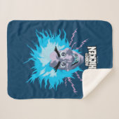 Robot Chicken Scientist Head Graphic Sherpa Deken (Voorkant (horizontaal))