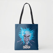 Robot Chicken Scientist Head Graphic Tote Bag (Voorkant)