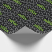 Robot Chicken Silhouette Pattern Cadeaupapier (Hoek)