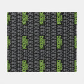 Robot Chicken Silhouette Pattern Fleece Deken (Voorkant (Horizontaal))