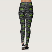 Robot Chicken Silhouette Pattern Leggings (Achterkant)