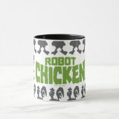Robot Chicken Silhouette Pattern Mok (Midden)