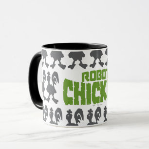 Robot Chicken Silhouette Pattern Mok