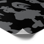 Robot Chicken Silhouette Pattern Poster (Hoek)